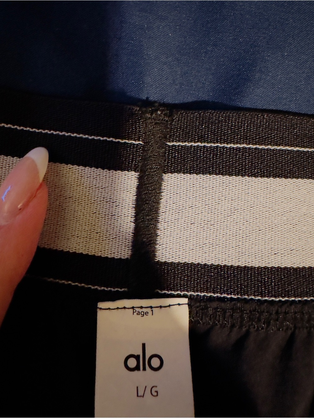 ALO Yoga Black Suit Up Trouser Large Regular - Picture 4 of 5